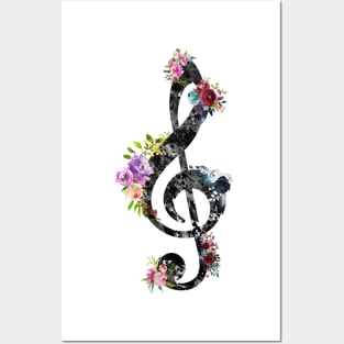 Treble Clef Posters and Art